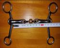 Top Reiter Halbkandare, Pelham, dppelt gebr., 11,5