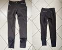 Graue Winter Softshell Reithose Spooks Gr. L